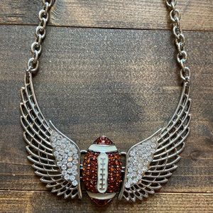 New! Boutique BLiNG FOOTBALL 🏈 NECKLACE! Nice!